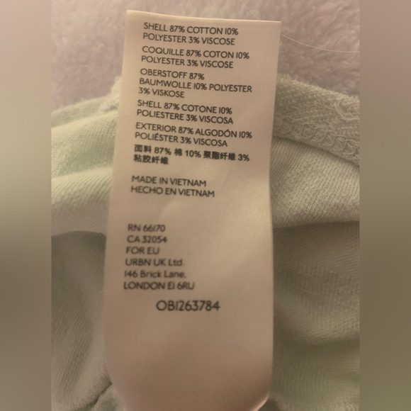 Anthropologie Amorina Mint Green Textured Babydoll Top - Picture 14 of 16